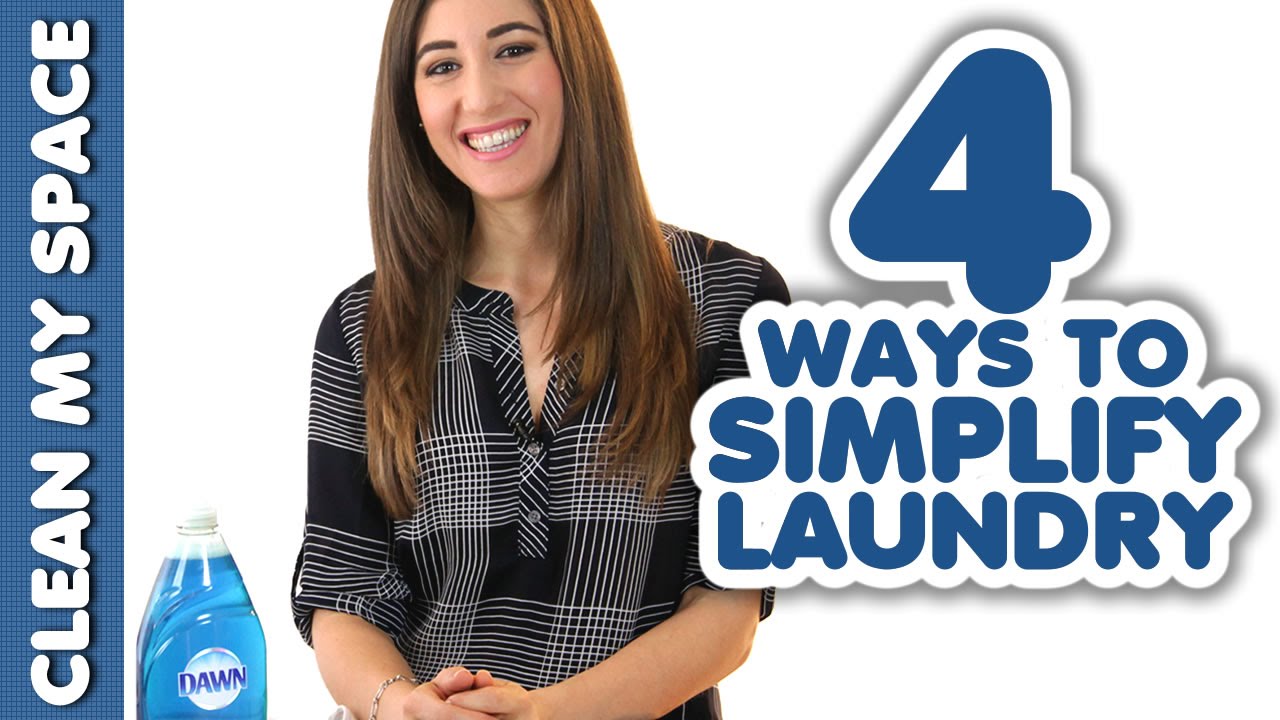 4 Ways to Simplify Laundry! (Clean My Space)