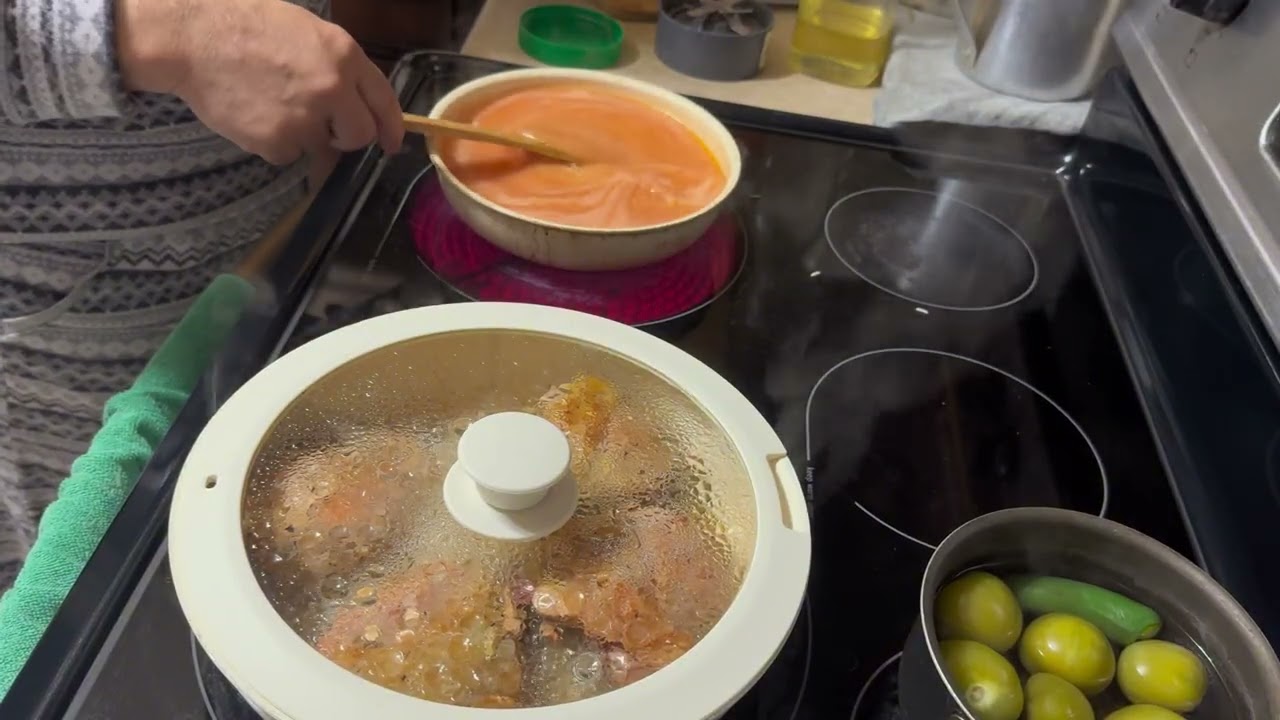Murlito de pollo en salsa verde 
