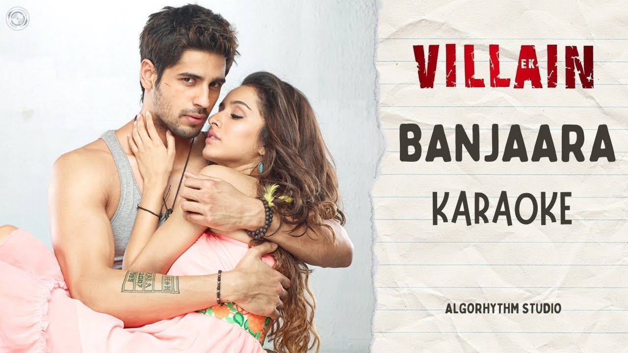BANJAARA - Ek Villain || Karaoke with Lyrics || AlgoRhythm Studio
