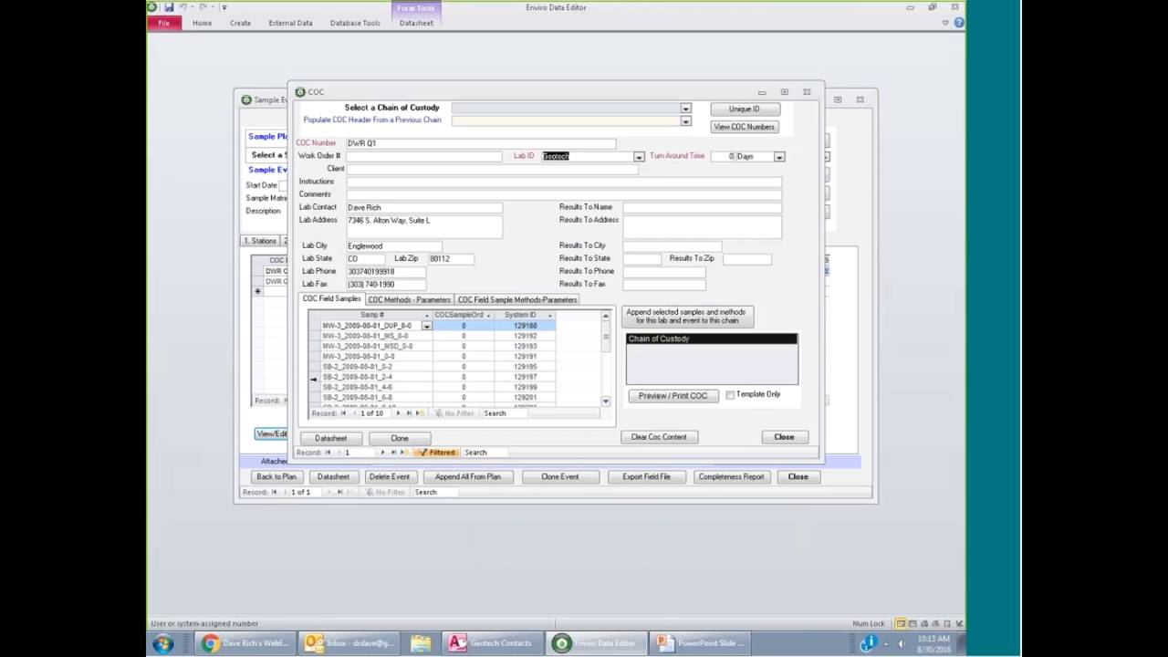 Enviro Data Sample Planning Video