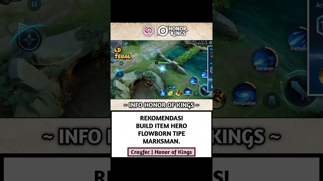 Rekomendasi build Flowborn Marksman. #HOKStudio #HOK #HonorofKings #HOKFlowborn #HOKBeYourOwnHero