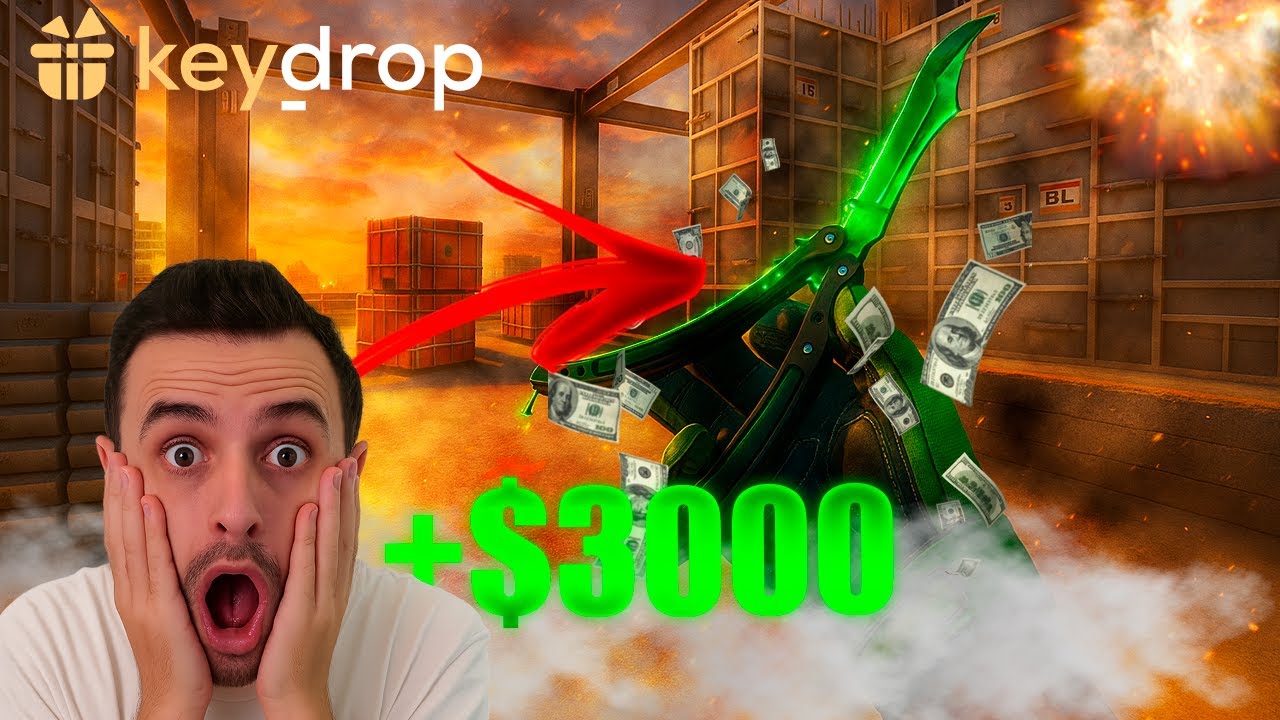 MI PRIMERA VEZ EN KEYDROP Y GANO +3000$ EN CAJAS DE ALTO RIESGO!!