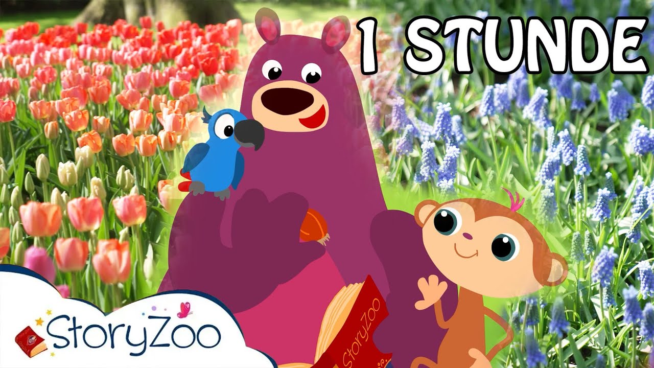 StoryZoo Abenteuer im Blumenpark 💐 | Kompilation • 1 Stunde 🌹 | Lehrvideos für Kinder | #storyzoo