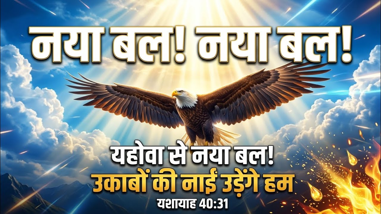 नया बल | Yahova Se Naya Bal | Hindi Christian EDM Worship Song | Isaiah 40:28-31