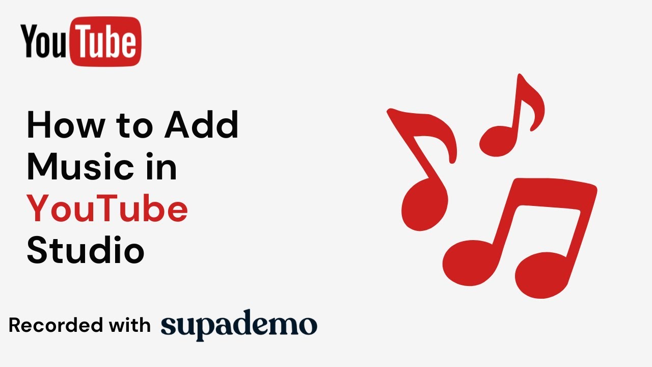 How to Add Music in YouTube Studio
