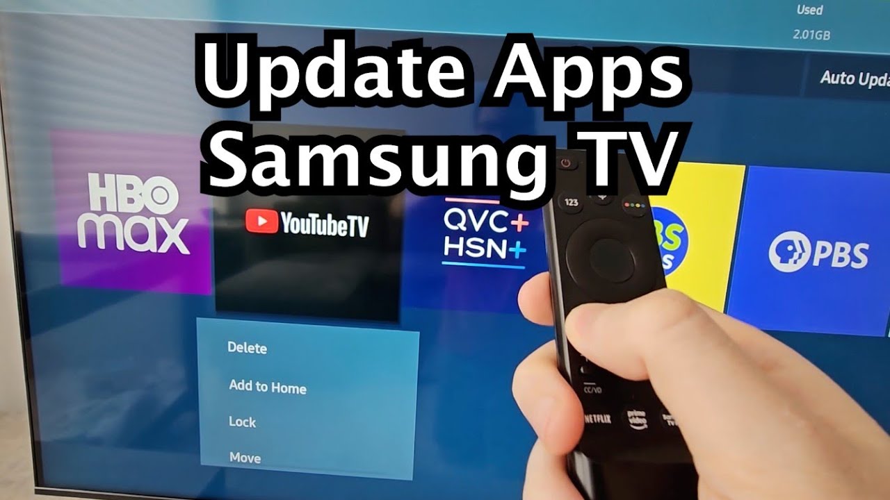 Как обновить приложения на Samsung Smart TV!