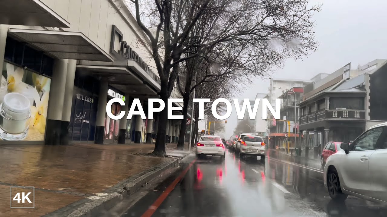 Driving Cape Town 4k HDR - Main Road to Claremont through Wynberg