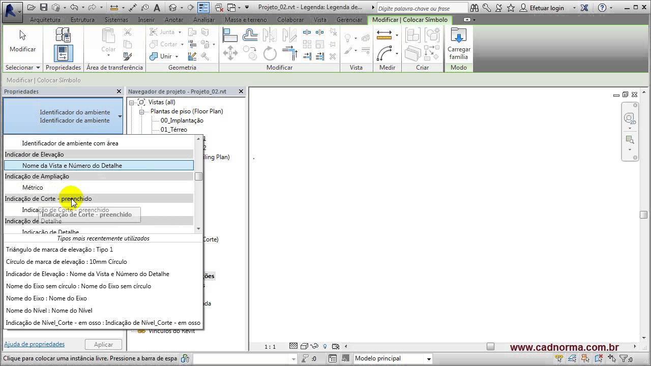Revit III - F-20 - Legendas - Parte I