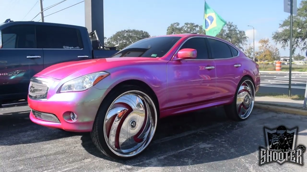 INFINITI Q70 ON 30 INCH DUB FLOATERS!!!!