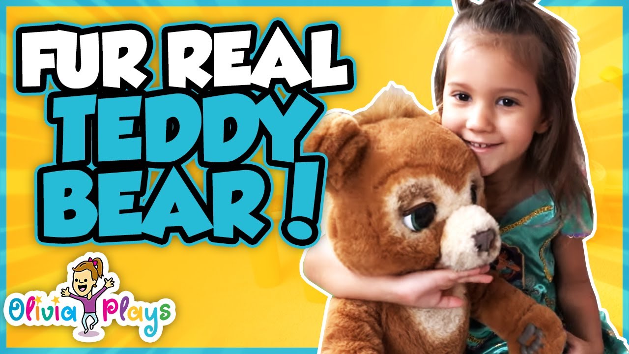 Fur Real TEDDY BEAR! | Olivia Plays