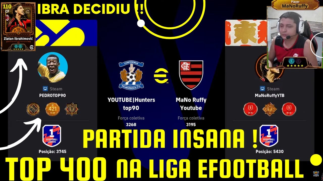 ENFRENTEI O Youtuber TOP 400 GLOBAL no EFOOTBALL 2026