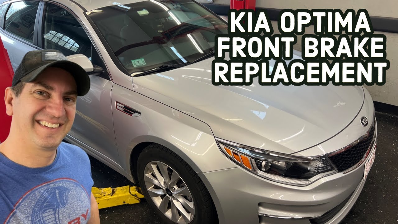 Как заменить передние тормоза KIA Optima