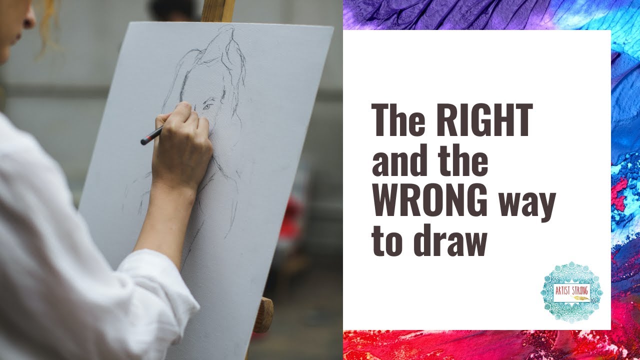 The RIGHT and the WRONG way to draw: Drawing from life and photo reference