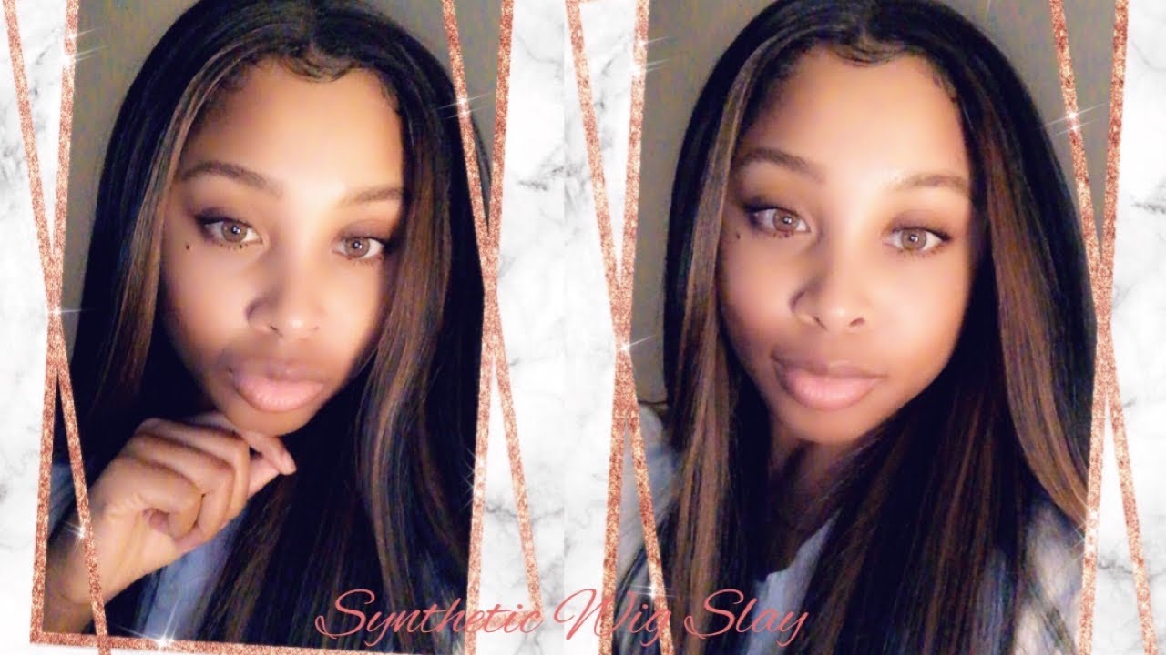 Model Model Synthetic Freedom Part Lace 201 Wig Slay