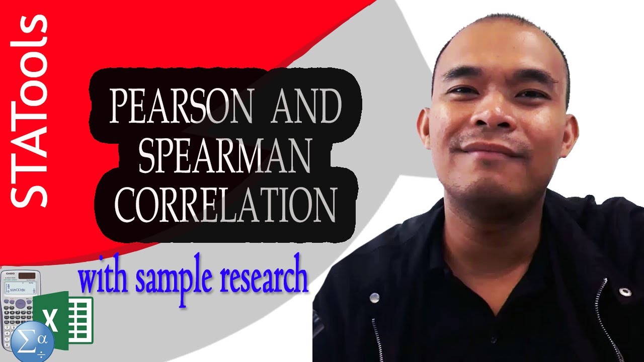 7. Pearson and Spearman Correlation with sample research