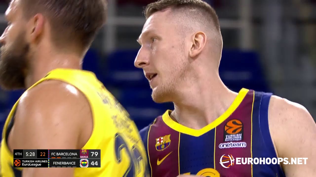 FC Barcelona - Fenerbahce Beko Istanbul 97-55: Rolands Smits (20 points on 9/10 FG)