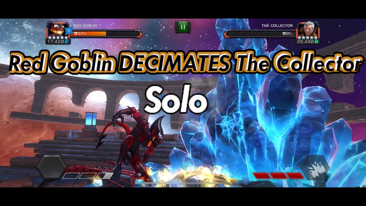Red Goblin DECIMATES The Collector. 60 second Solo.