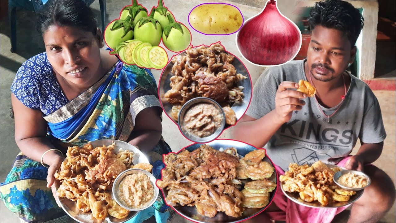 Potato brinjal chap recipe | Ramesh village family