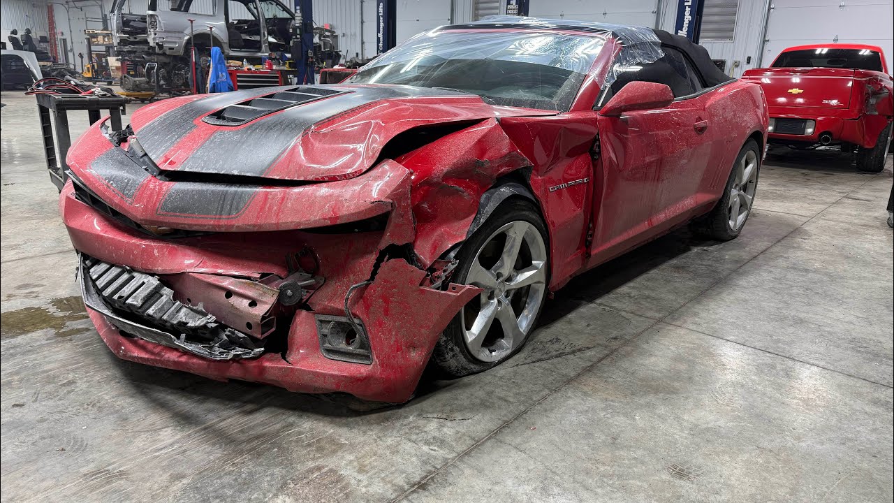 Кабриолет Camaro SS 2015 года – пробег 43 000 миль, двигатель L99 и трансмиссия 6L80 (проверено н...