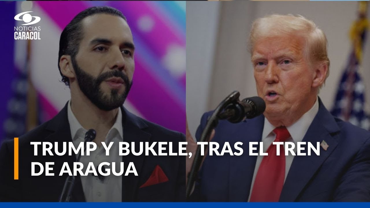 Donald Trump y Nayib Bukele tienen en la mira al Tren de Aragua