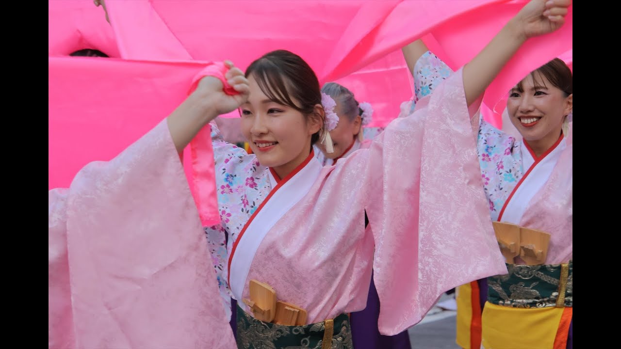 20241013東京よさこい2024（RHK光渦）アゼリア通り【ＨＤ・原画４Ｋ】