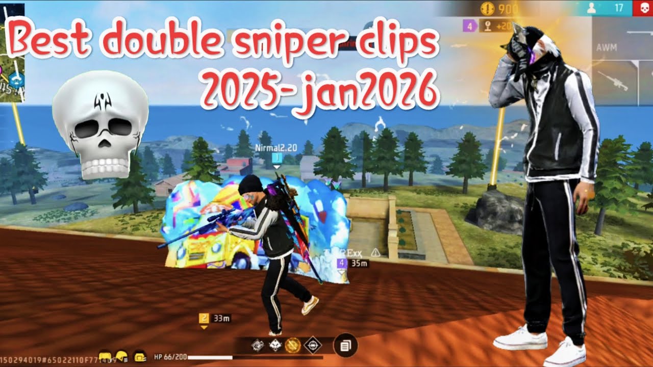 Best double sniper🤯 clips from 2025-jan2026 learning new skills ,#freefire, #tondegamer,#highlights 