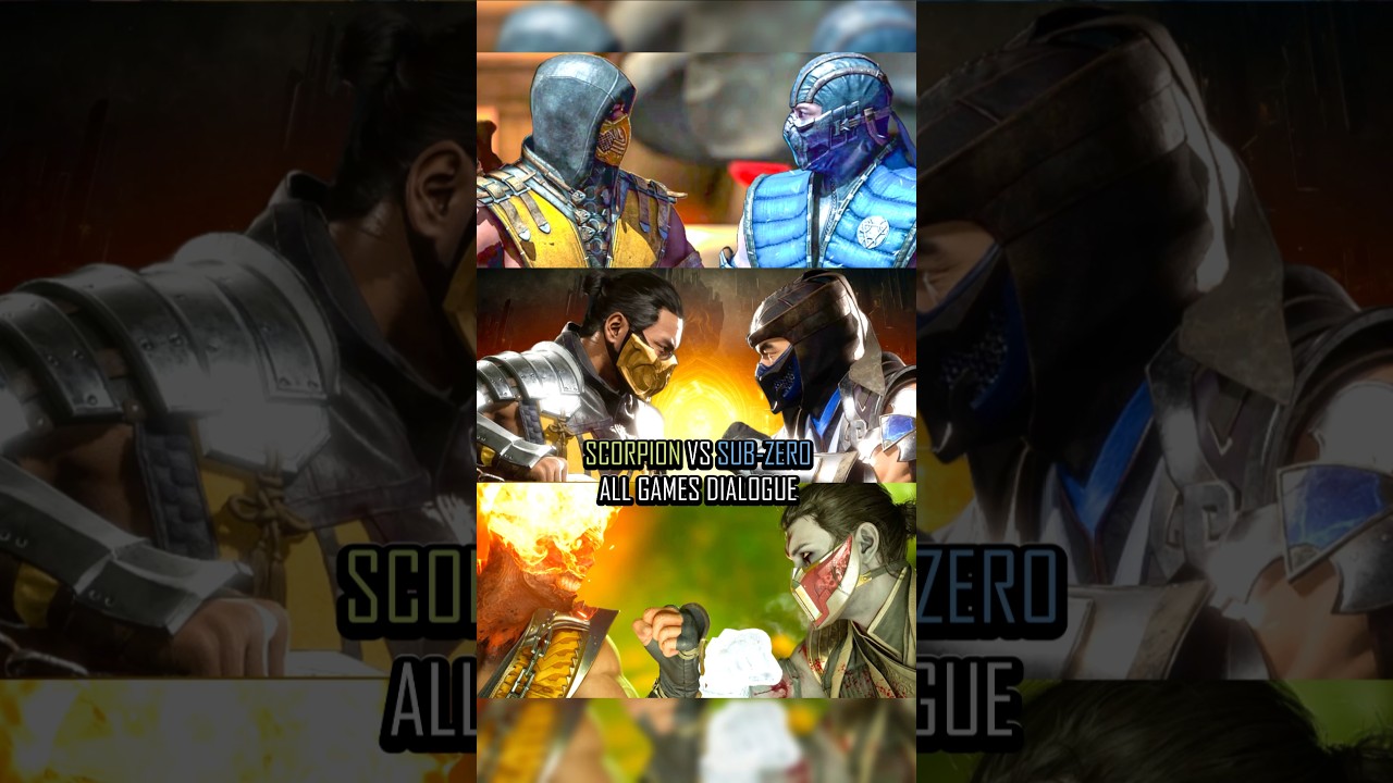Скорпион против Саб-Зиро в MkX, Mk11 и Mk1: khaos Reigns #mortalkombat1Havik