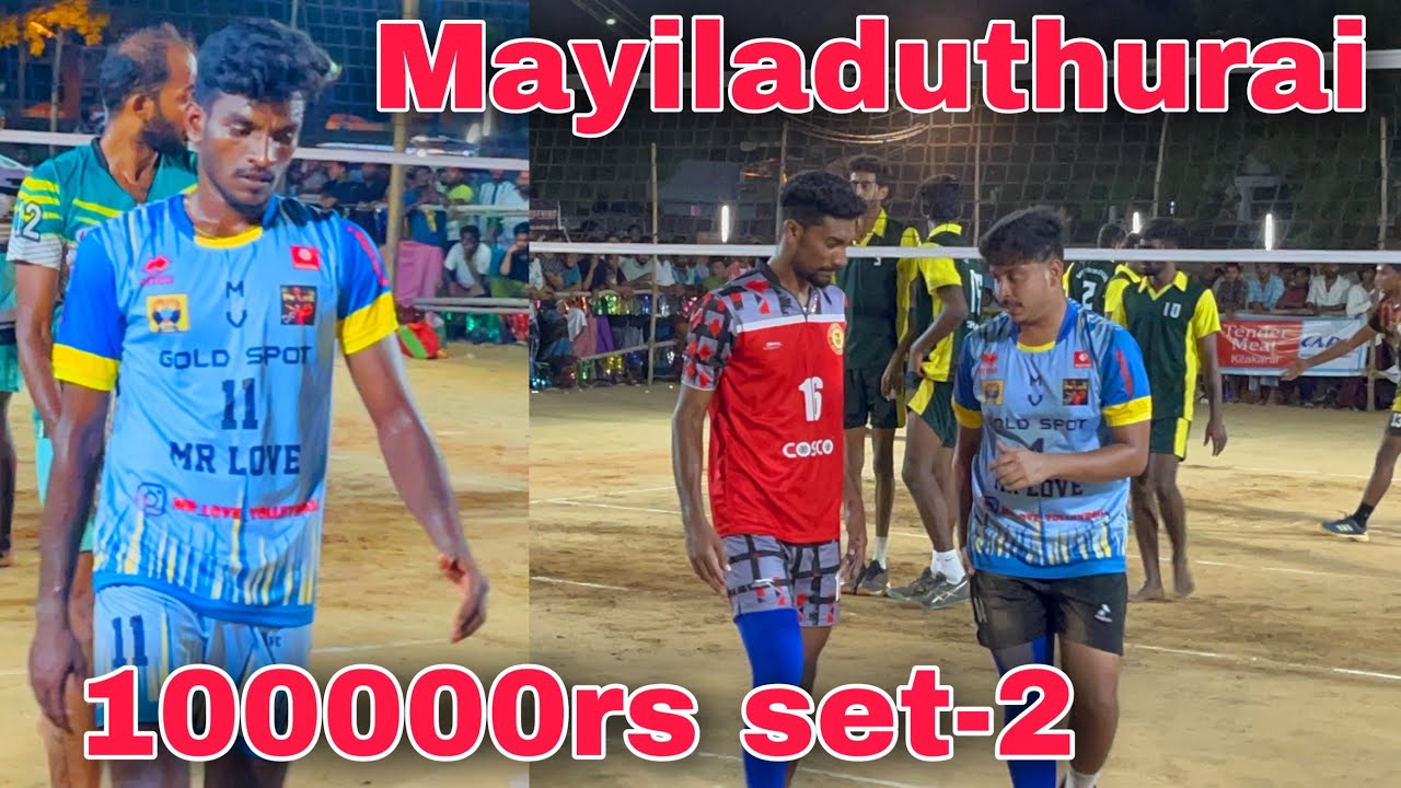 100000rs Set-2 🔥| Mayiladuthurai vs Chennai GST | Firing Ramanathapuram match | Mr Love Volleyball