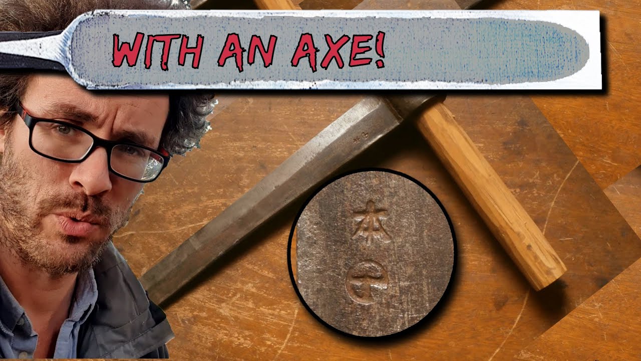 How to make a Japanese riving brake with an axe!