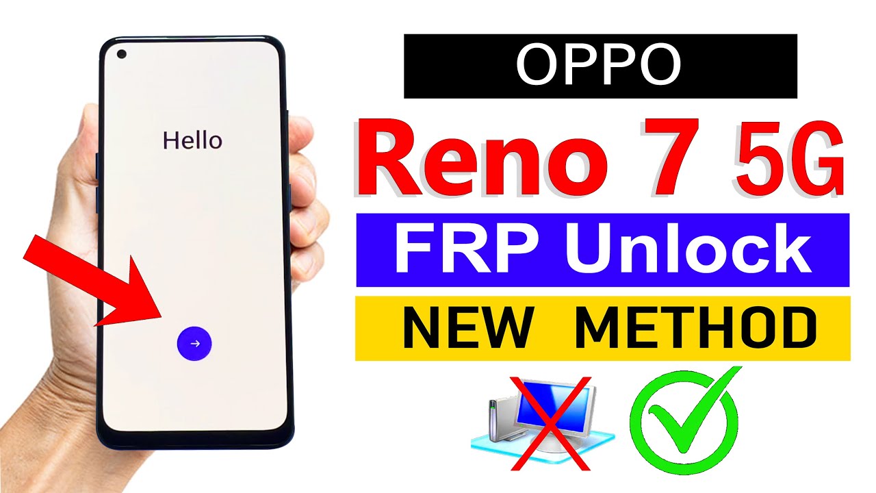 OPPO Reno 7 5G (CPH2371) Google Account Bypass ✅ANDROID 13 (without pc) - NEW UPDATE