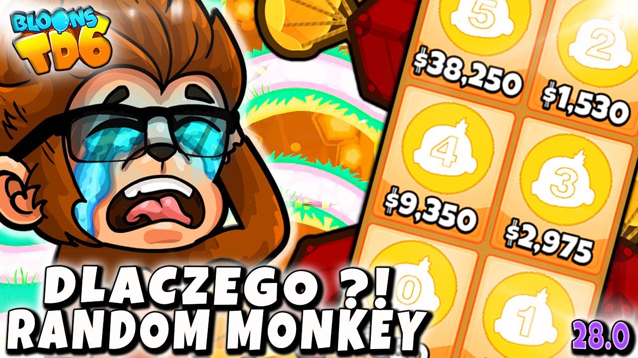 NIE LUBI MNIE TEN MOD😡 Full Random Monkeys😡 Bloons TD 6 | PL | MODS