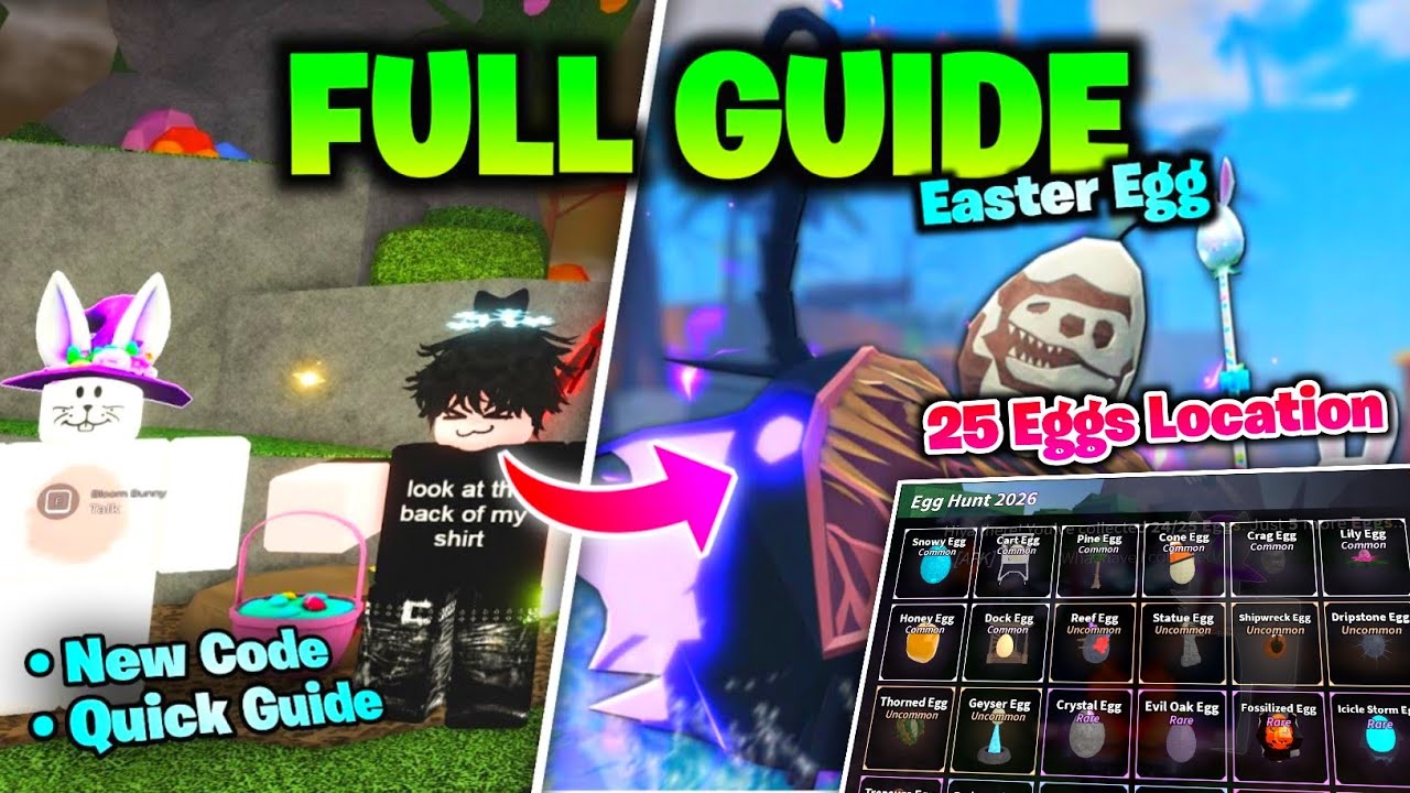 Full Guide to Easter Egg Hunt in Fisch (25 Eggs Location)