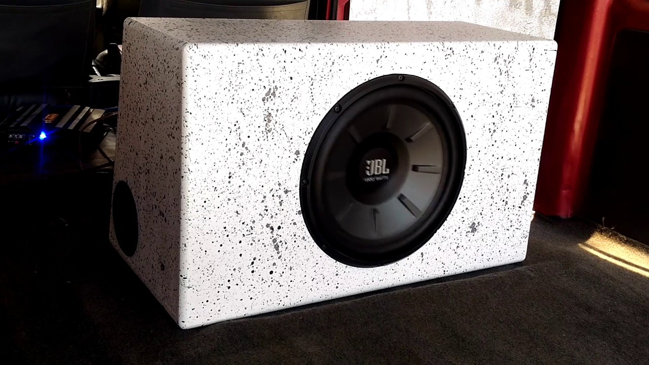 JBL Stage 1210 Subwoofer in 2 cuft Box Bass Test
