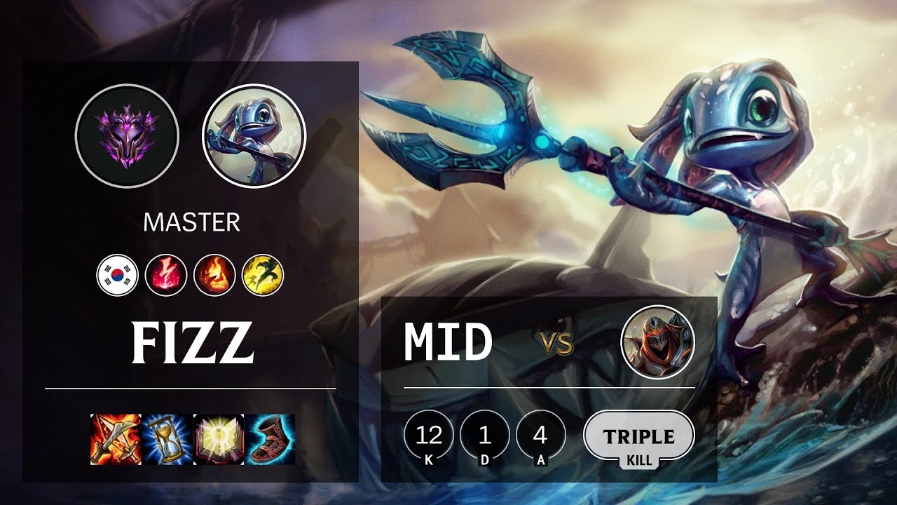 Fizz Mid vs Zed - KR Master Patch 10.12