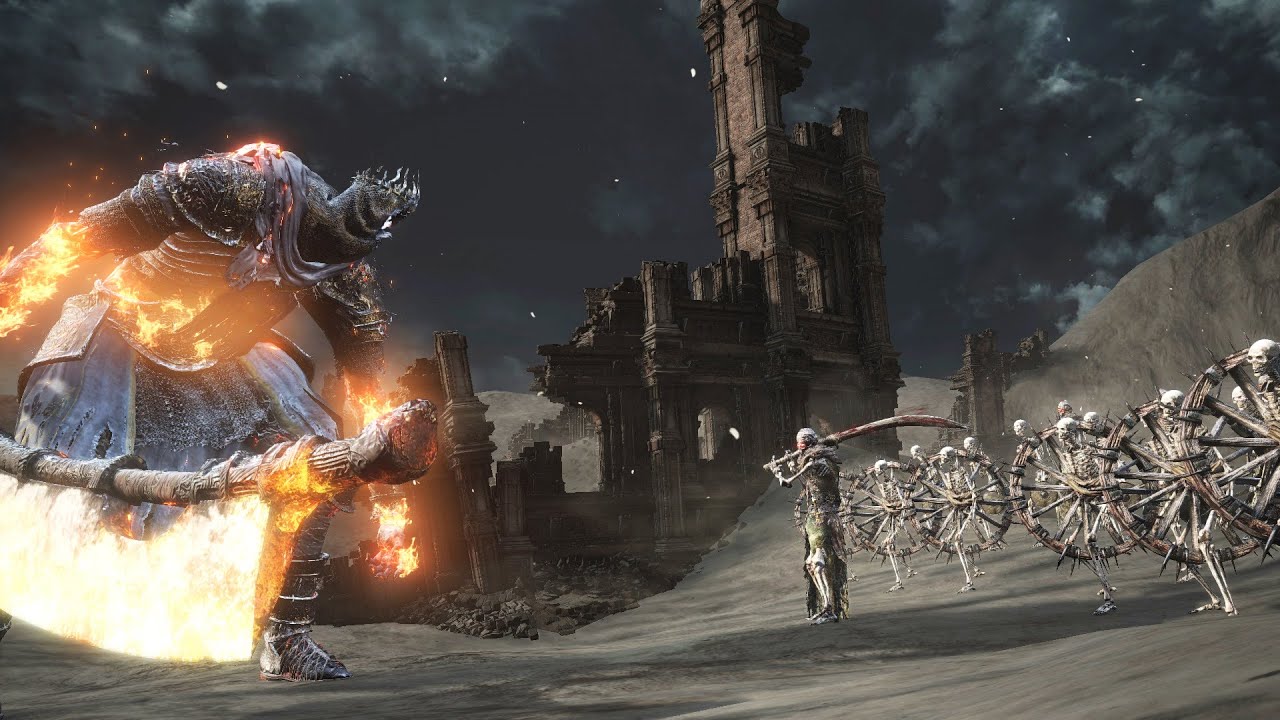 Yhorm the Giant VS Army of Carthus