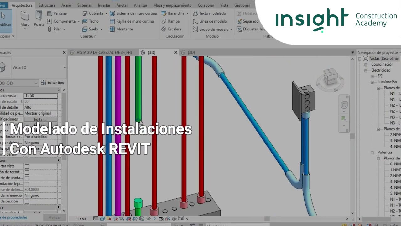 CURSO INSIGHT: MODELADO DE INSTALACIONES ELECTRICAS CON REVIT