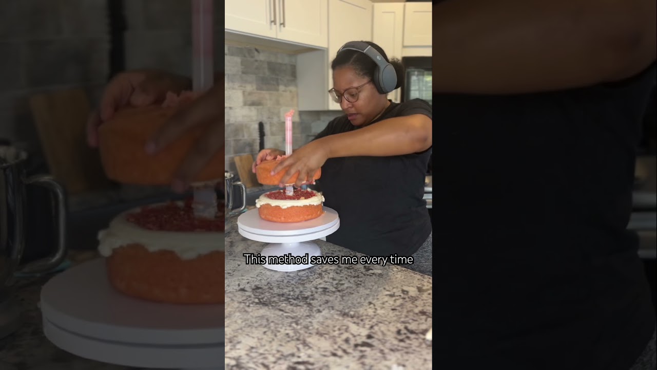 My Favorite Way to Build Cakes (Strong From the Start) #cakedesign #cake #cakemaking