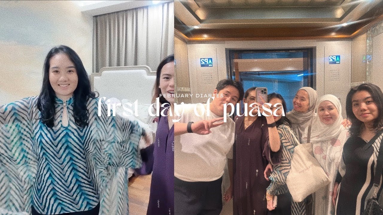 first day of puasa vlog!!! | ramadhan diaries ˚୨୧⋆.˚ᰔ