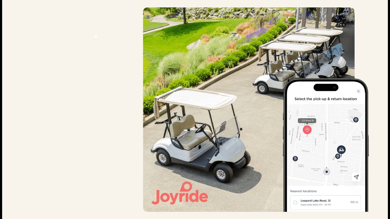 Automating golf cart rentals at campgrounds and resorts with Joyride