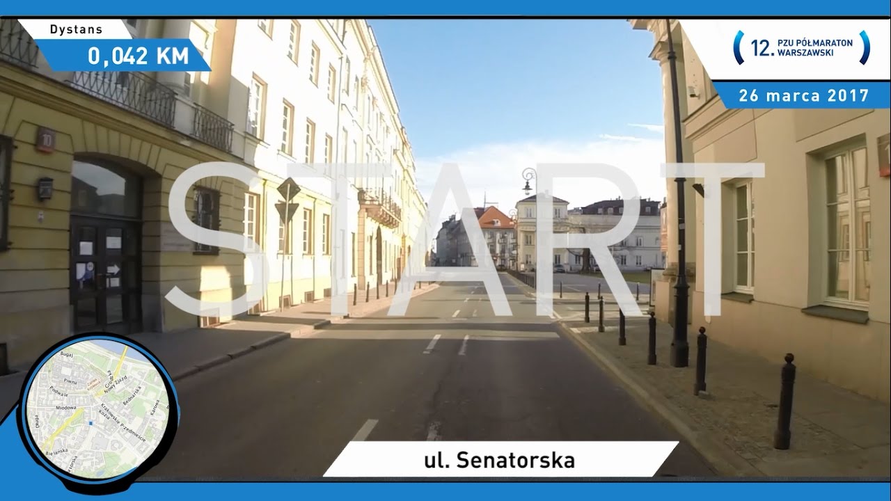 Trasa 12. PZU P&oacute;łmaratonu Warszawskiego