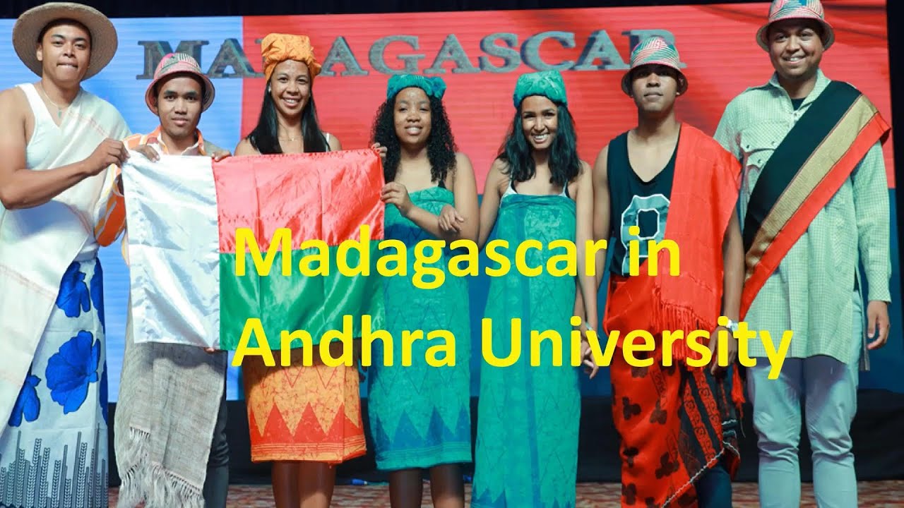 International students from Madagascar in Andhra University