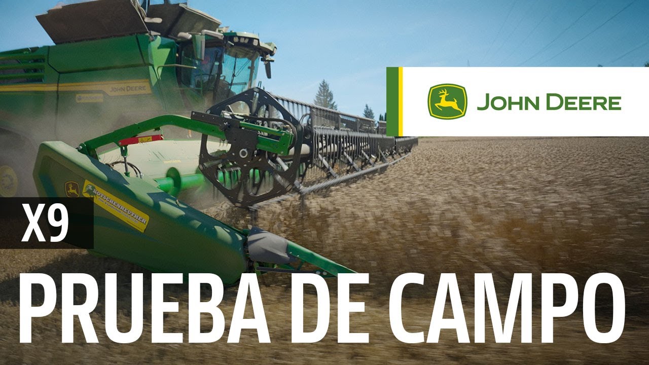 ¡Disfruta del FUTURO DE LA RECOLECCIÓN con la cosechadora John Deere X9 1100!
