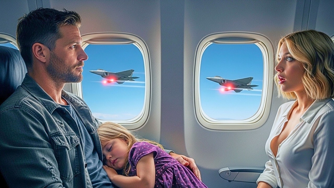 Sie lachten über den Single Dad in der Holzklasse – Doch ein Handzeichen ließ F 22 Piloten salutiere