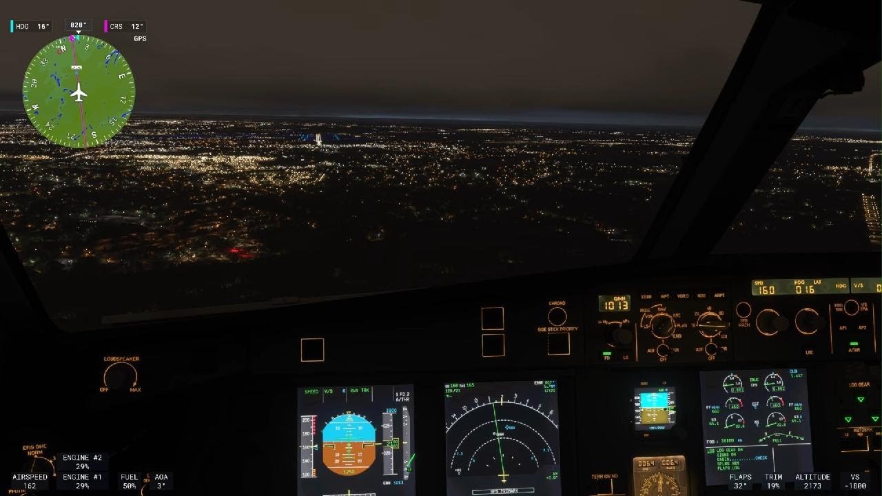 Microsoft Flight Simulator - Landing in Brussels with an Airbus A330!