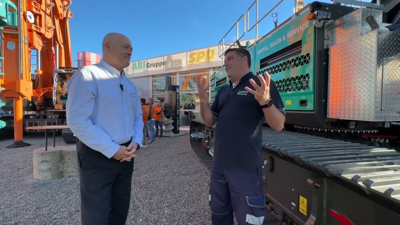 ABI Gruppe launch new 26 metre piling rig at Bauma powered by a Cat Stage V engine