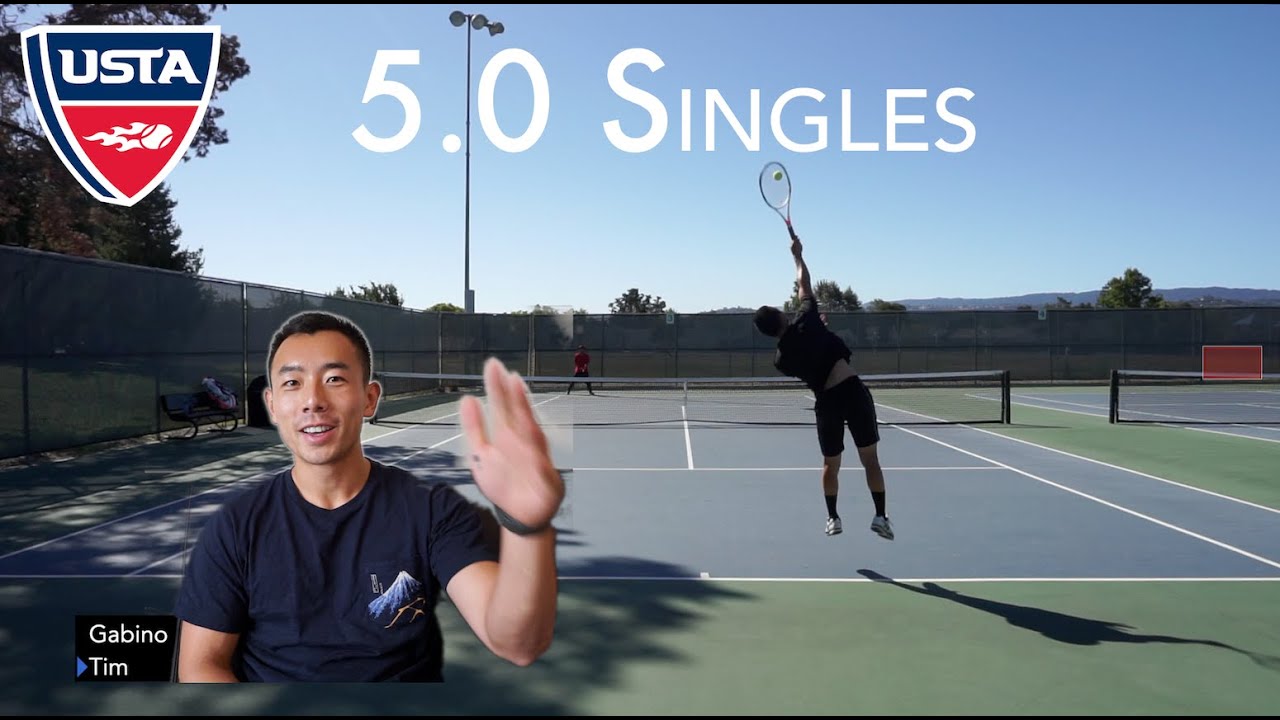 USTA 5.0 Tennis Highlights | Tim vs Gabino