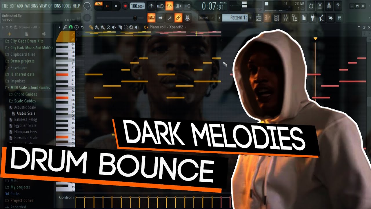 Dancehall Beat Tutorial | Creating Dark Melodies & Drum Bounce