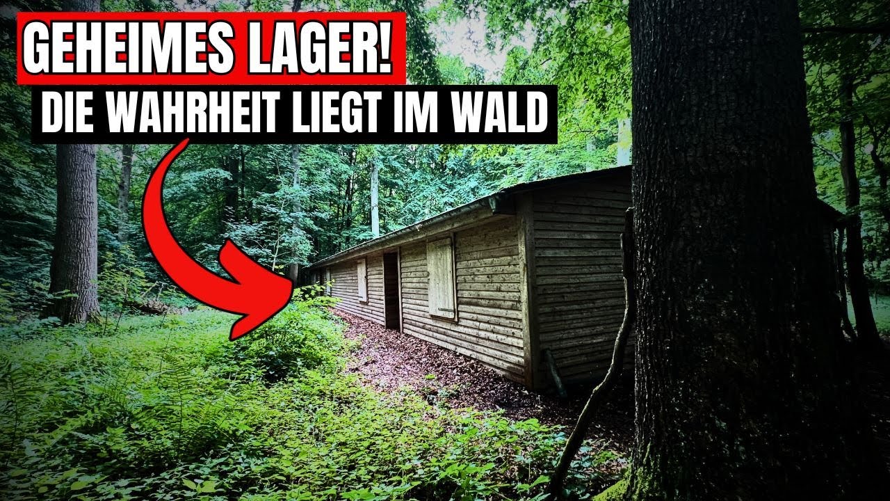 😮 Versteckt im Wald: Lager f&uuml;r geheime R&uuml;stungsanlagen und ein Jagdflugzeug-Projekt
