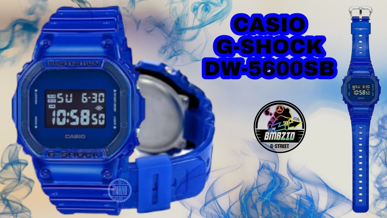 Casio G-Shock DW-5600SB-2DR Jelly Blue ( @bmbzidofficial )