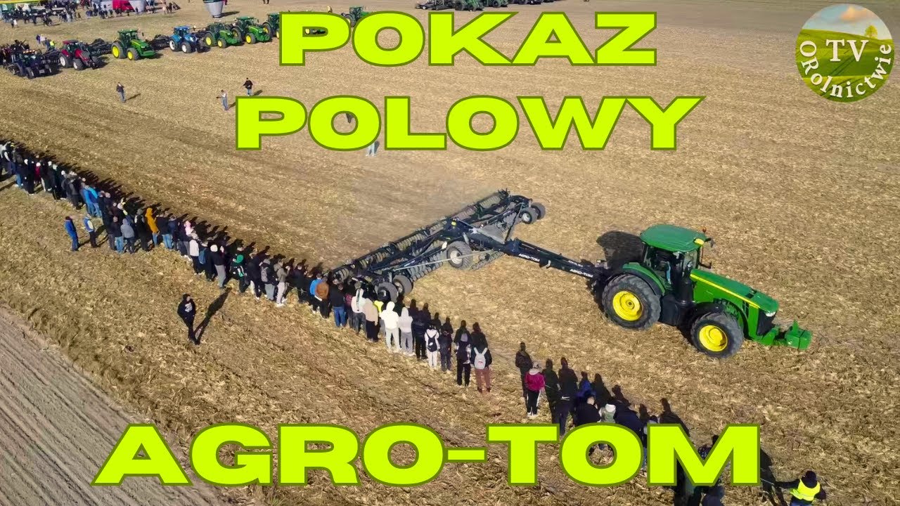 20 traktorów z maszynami Agro Tom w akcji. Dla dużych i dla małych